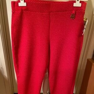 Cherry Red Michael Kors pants XL